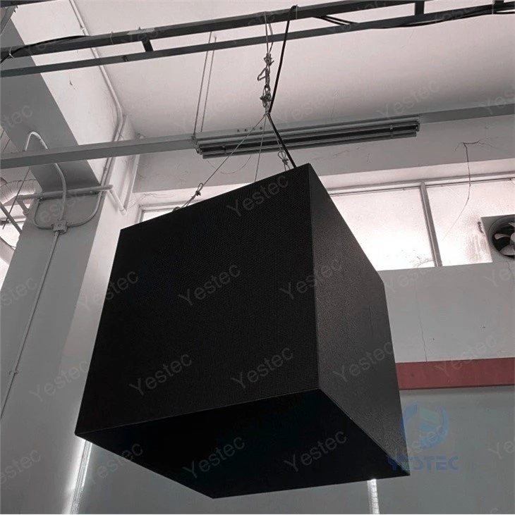outdoor LED cube display